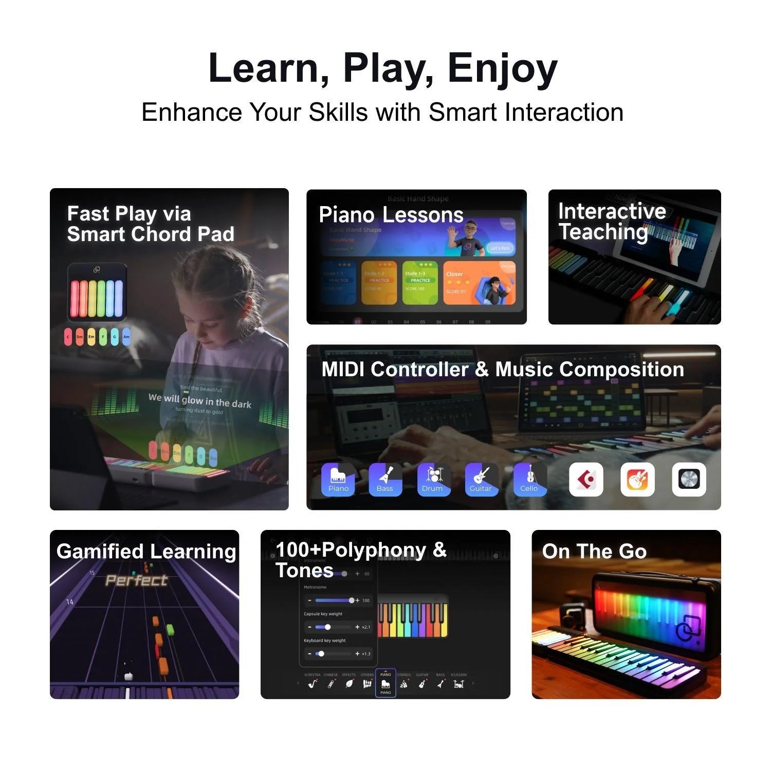 PopuPiano Smart Keyboard