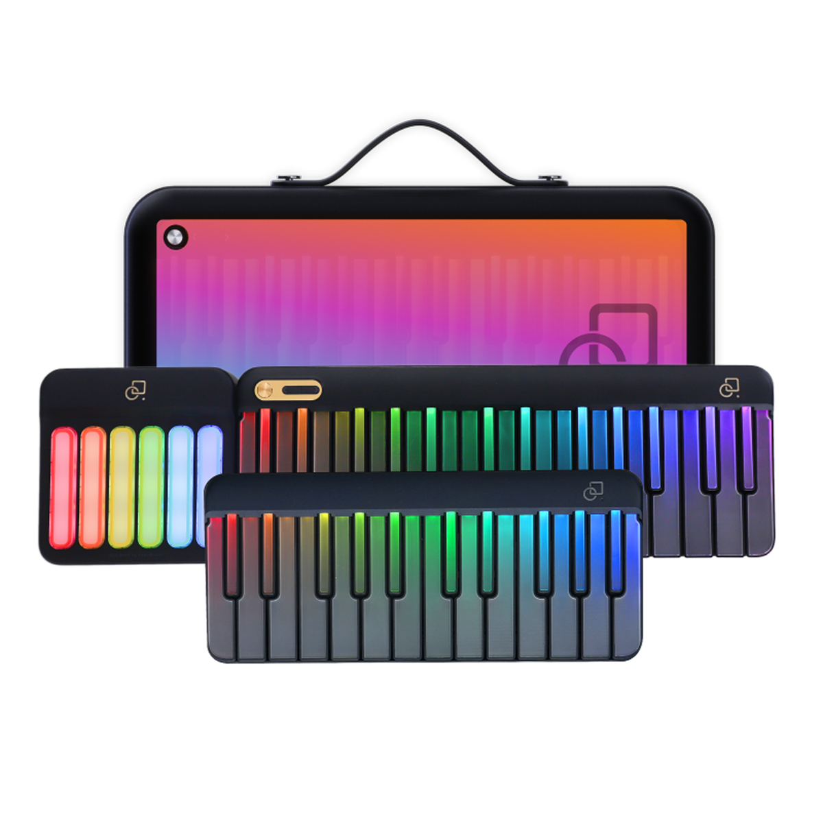 鍵盤楽器 PopuPiano Smart Keyboard Full Set Portable Smart Keyboard - Modular Digital Piano | PopuMusic