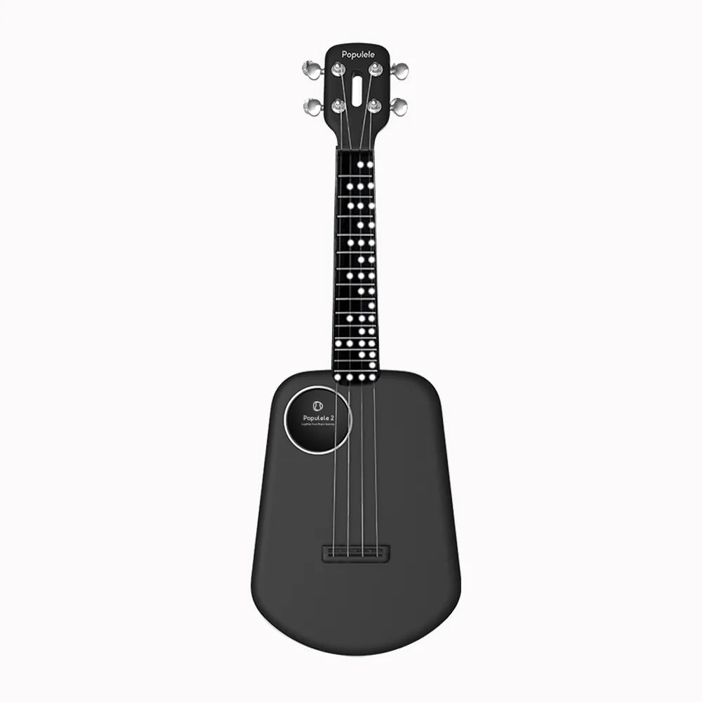 Populele Smart Ukulele - Carbon Fiber Black