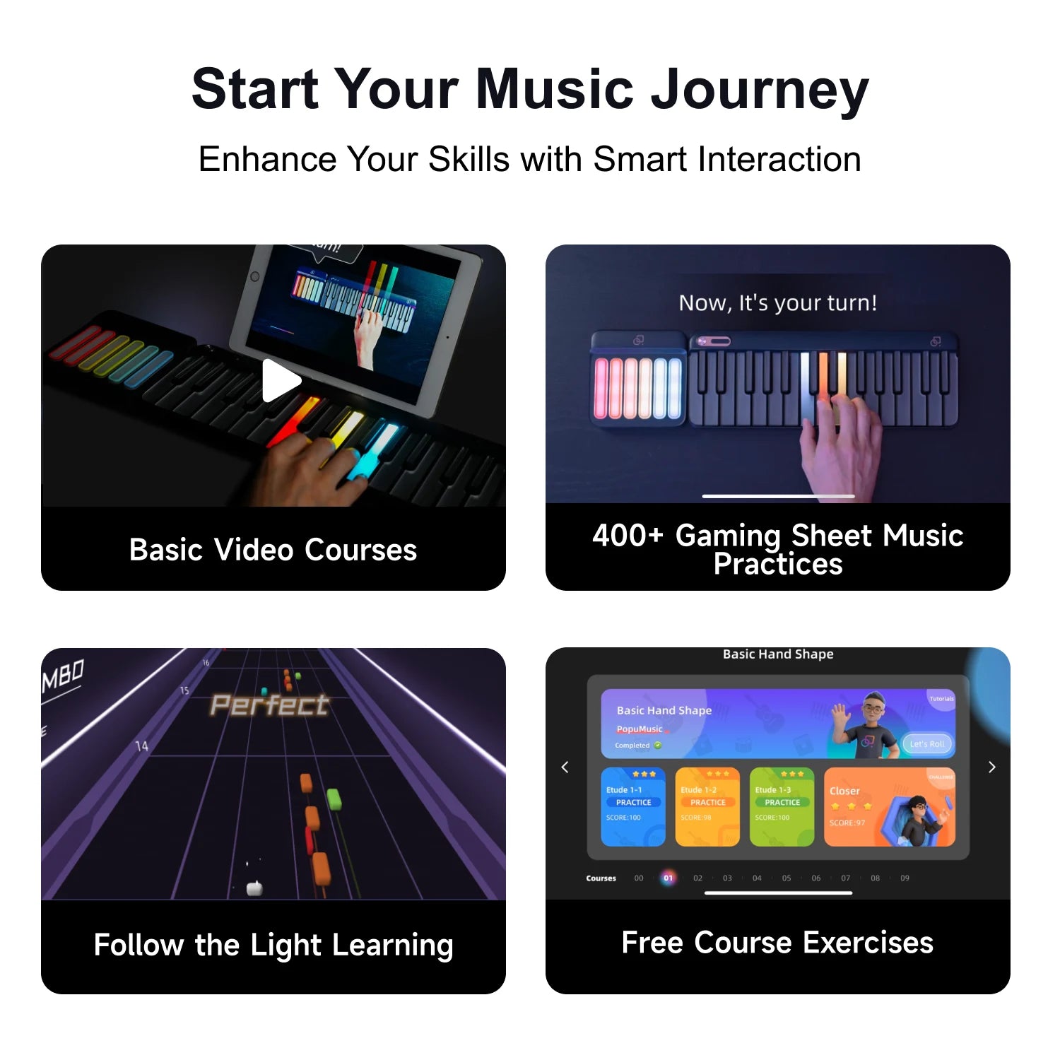 PopuPiano Smart Keyboard